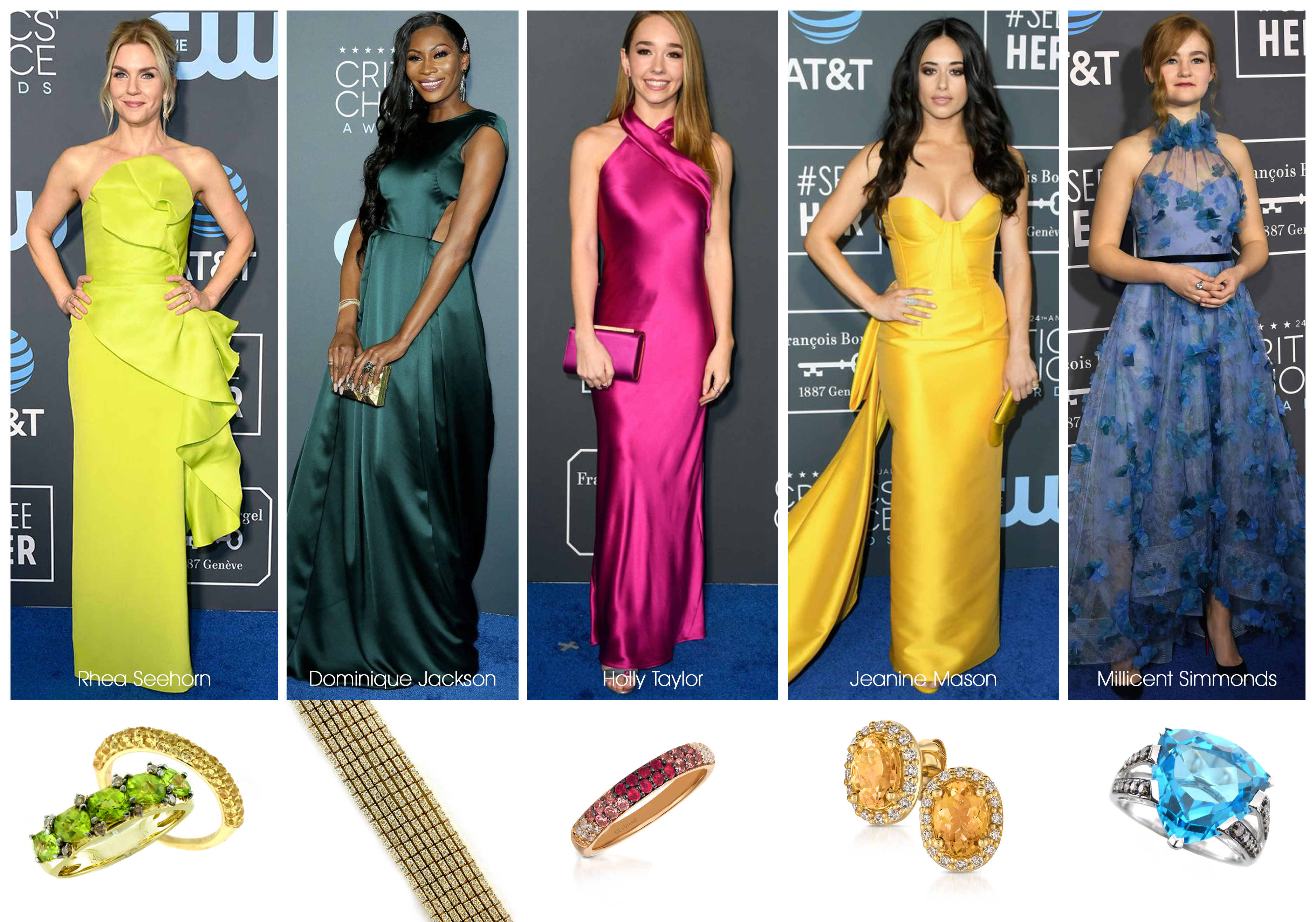Le Vian Jewelry Spotted at the 24th Annual Critics Choice Awards