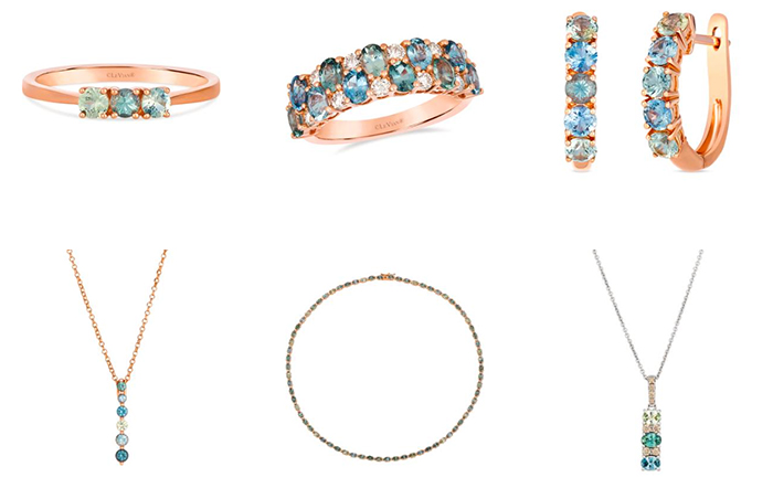 Montana Ombre Sapphire jewelry from LeVian